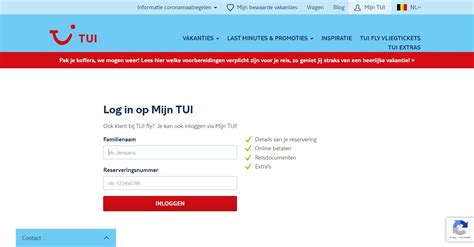 mijntui|inloggen op mijn tui.